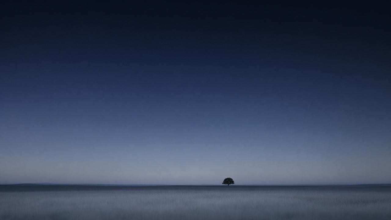 Weiter Horizont über der Rhön bei klarem Licht